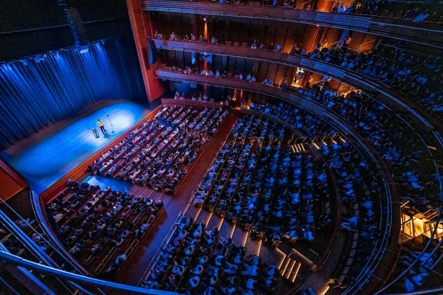 The auditorium inside the Dr. Phillips Center for the Performing Arts
