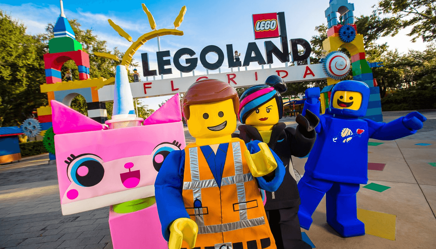 Legoland Florida family theme park entrance