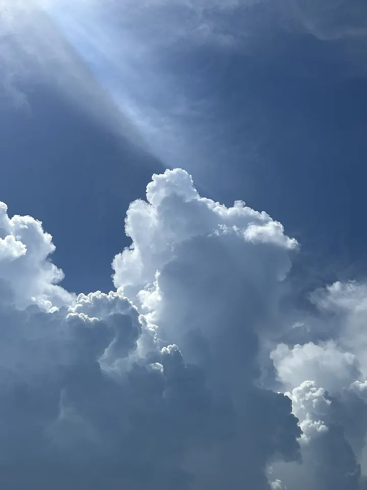 Towering clouds in a Florida sky